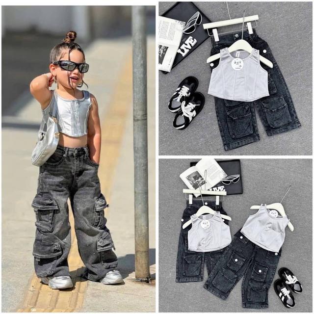 Luxury Quality 2pcs Female Kiddies Wear