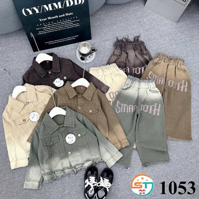 Best Vietnam 2pcs Jean and Jacket Clothing