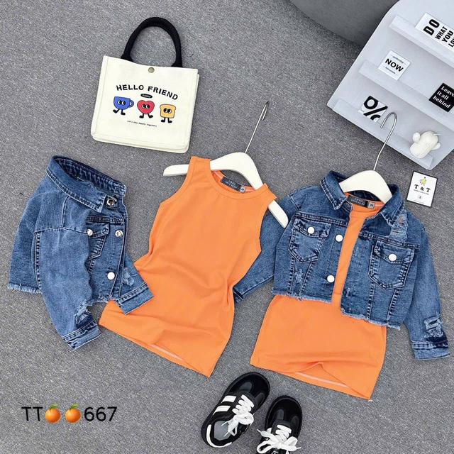 Top Quality 2pcs Jacket And Gown Kiddies Wear