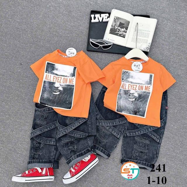 Quality Vietnam Top and Jean 2pcs Clothing